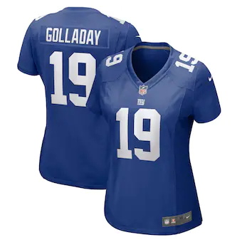 womens nike kenny golladay royal new york giants game jerse